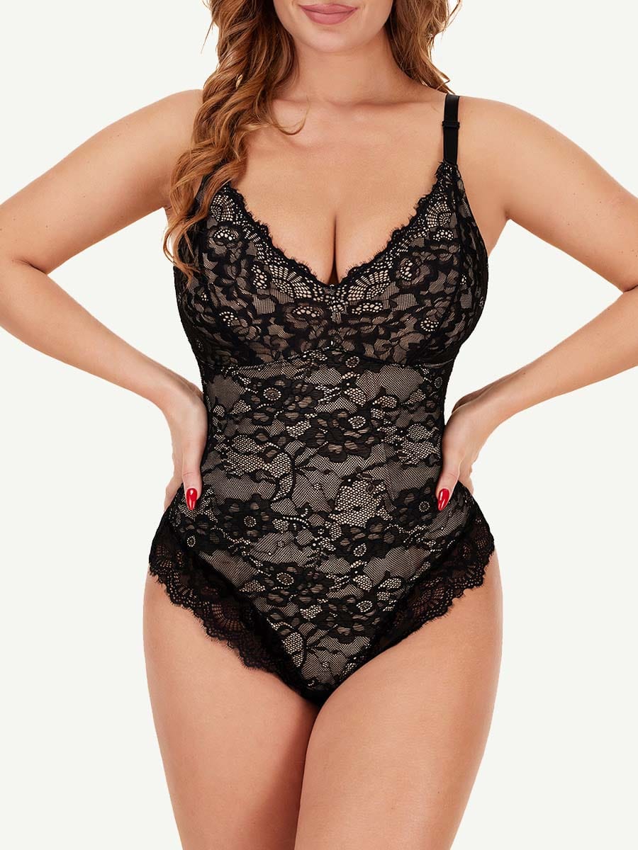 Dropship Bra Women Clothing Sheer Mesh Sexy Lace-up Shapewear Three Piece  Set to Sell Online at a Lower Price