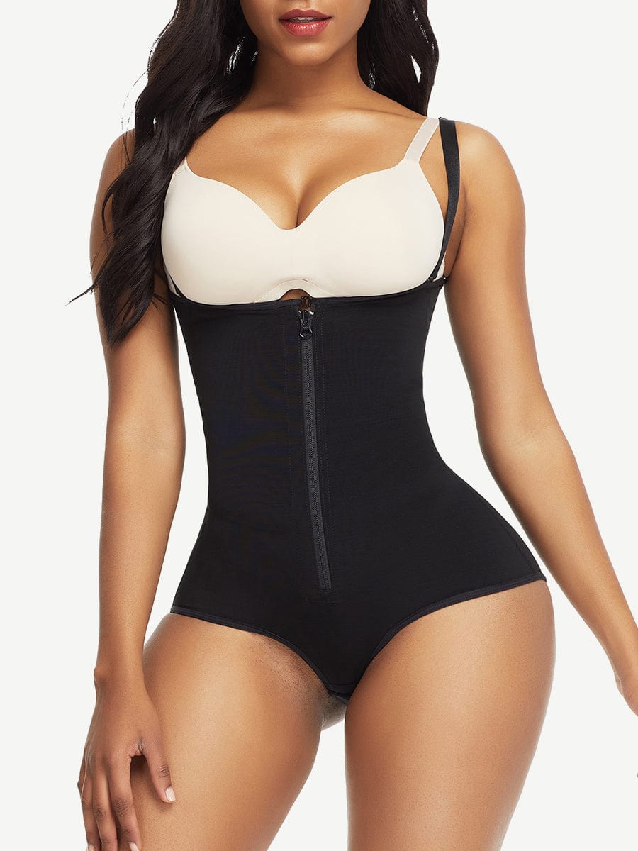 Wholesale One Piece Colombian Body Shapers Women Open Crotch Tummy