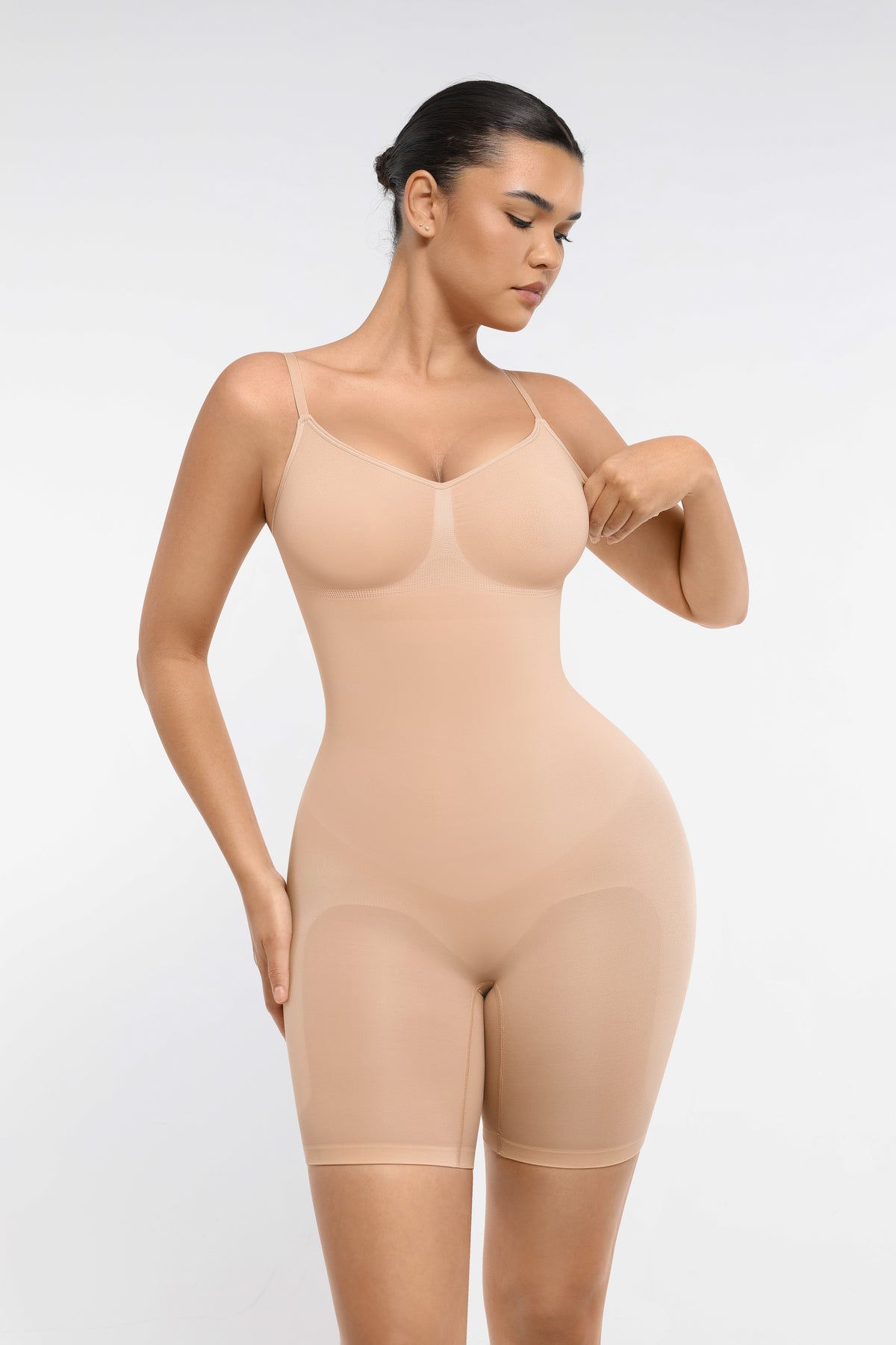 Wholesale Seamless Sculpt Mid-Thigh Butt Lifter Full Body Shaper