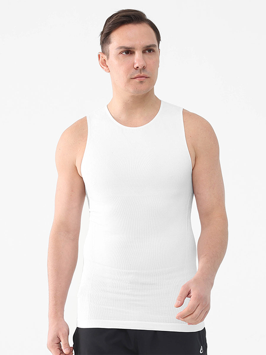 Wholesale Gynecomastia Compression Tank Top Slimming Tummy Control