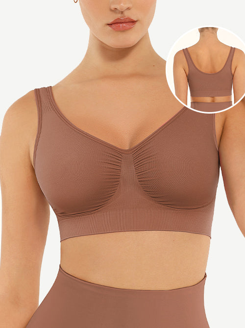 Wholesale Seamless Shaping Bust Support Wider Back Bra