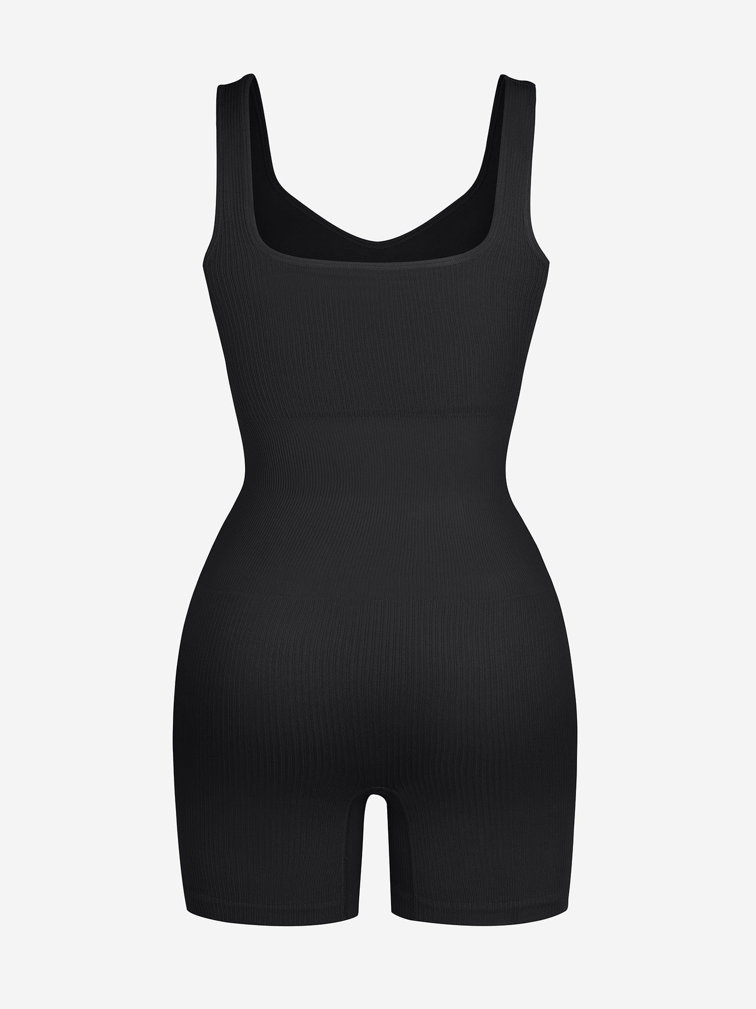 Wholesale Eco-friendly🌿 Seamless Ribbed V-Neck Shapewear Romper