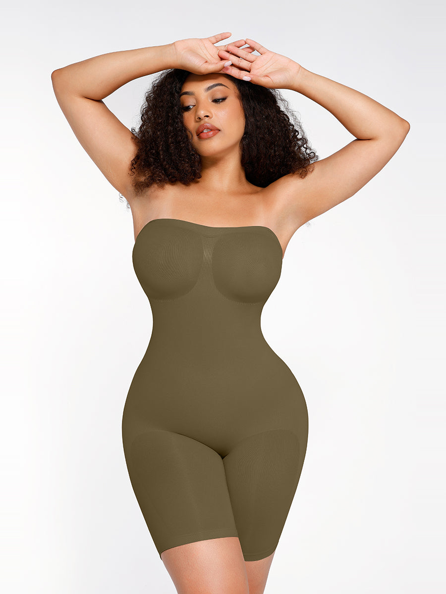 Wholesale Seamless Sculpt Strapless Butt Lifting Tummy Control Shapewear