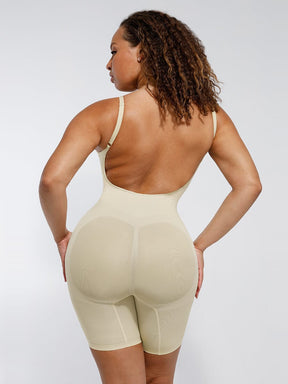 Wholesale Seamless Scultp Covered Open-Back Boxer With Covered Chest