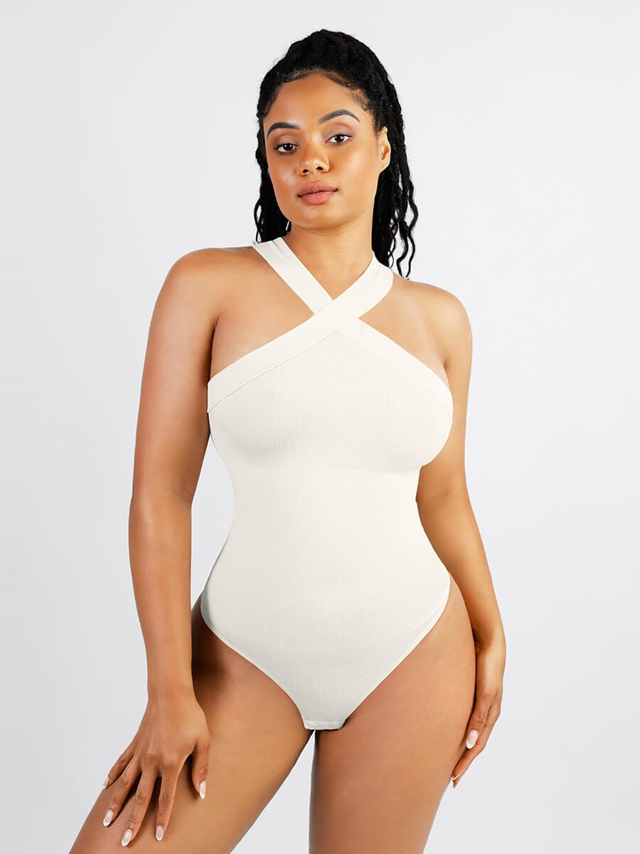 wholesale bodysuit for women halter neck