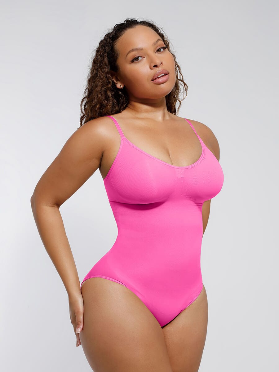 Wholesale Seamless Scultp Covered Bust Jumpsuit Thong Bodysuit