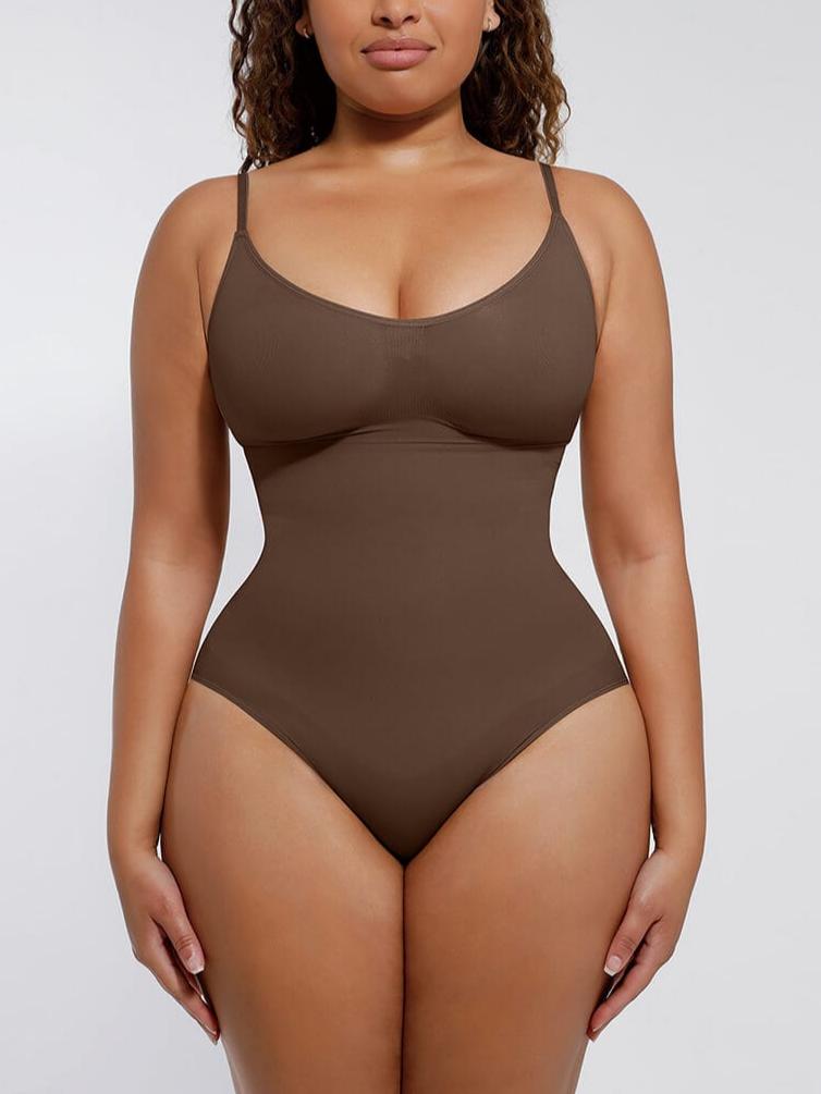 Wholesale Seamless Scultp Covered Bust Jumpsuit Thong Bodysuit