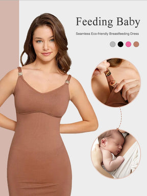 Wholesale🌿 Seamless Eco-friendly Breastfeeding Suspender Body-wearing Shaping Dress