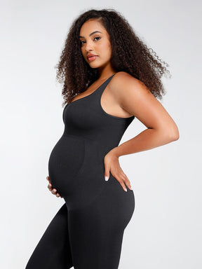 Wholesale Seamless Eco-friendly🌿 Back Lifting Abdominal Supports Maternity Catsuit Jumpsuit