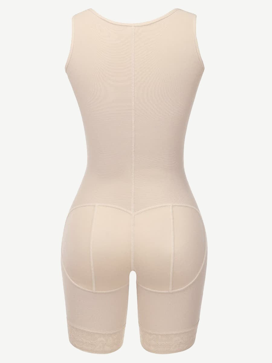 Hook closure bodysuit with zip crotch - Style 463 — CYSM Shapers