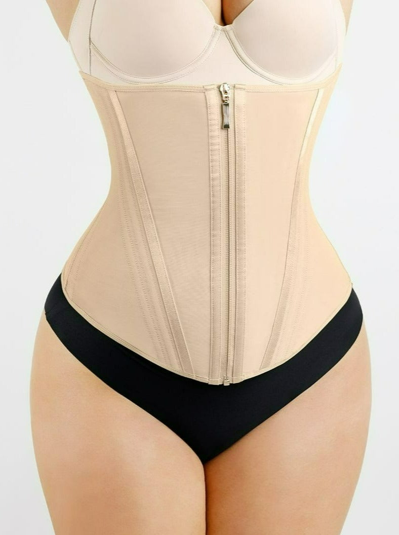 Fashion Latex Waist Trainer 25 PCS Steel Bone Breathable Corset Belly Slim  Belt Tummy Body Shapers Modeling Strap Slimming Waist Cincher @ Best Price  Online