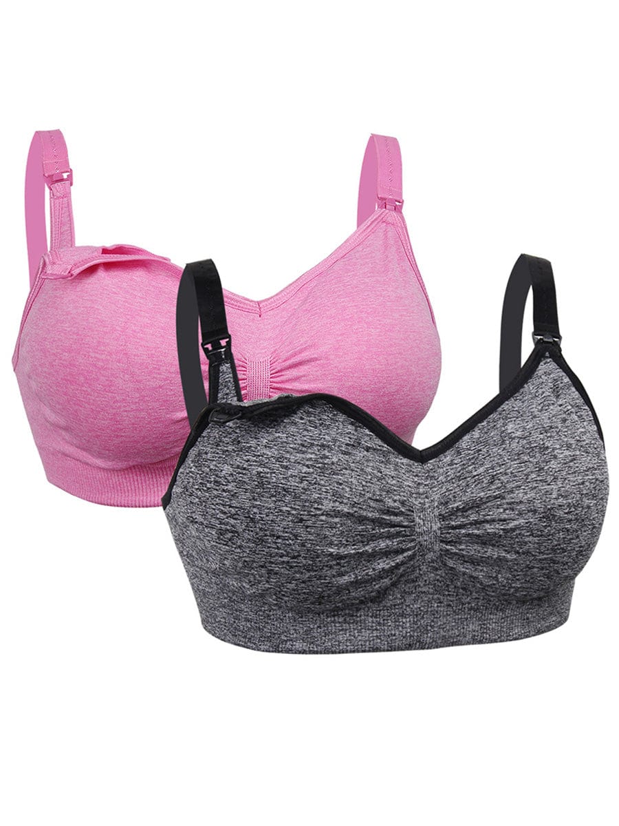 Wholesale Solid Color Women'S 2 Pack Wireless  Free Bra Extenders Seamless Bra