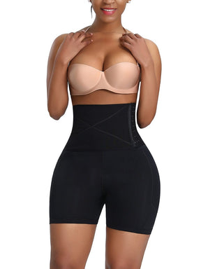 Effective Black High Waist Shaper Pants Large Size Breath