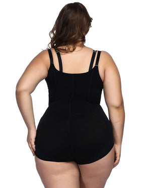 Tummy Control Black Butt Lifting Body Shapewear Cami Straps Fitness