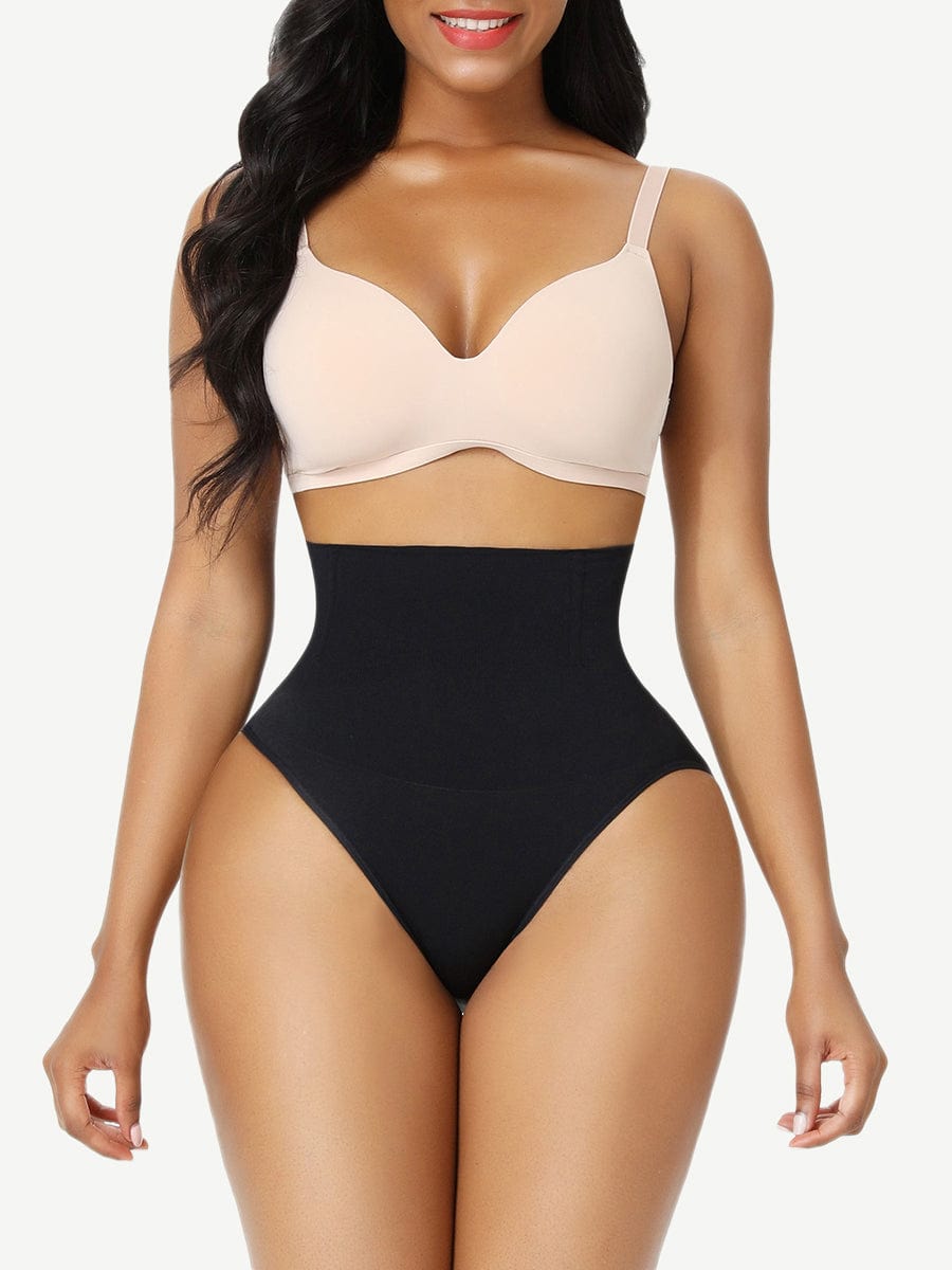 Women's Tummy Control High Waisted Seamless Plus Size Thong