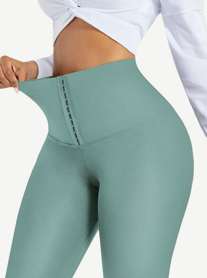 High Waisted Corset Waist Leggings Body Shaper for Women Tummy Control  Shapewear Yoga Pants Tights