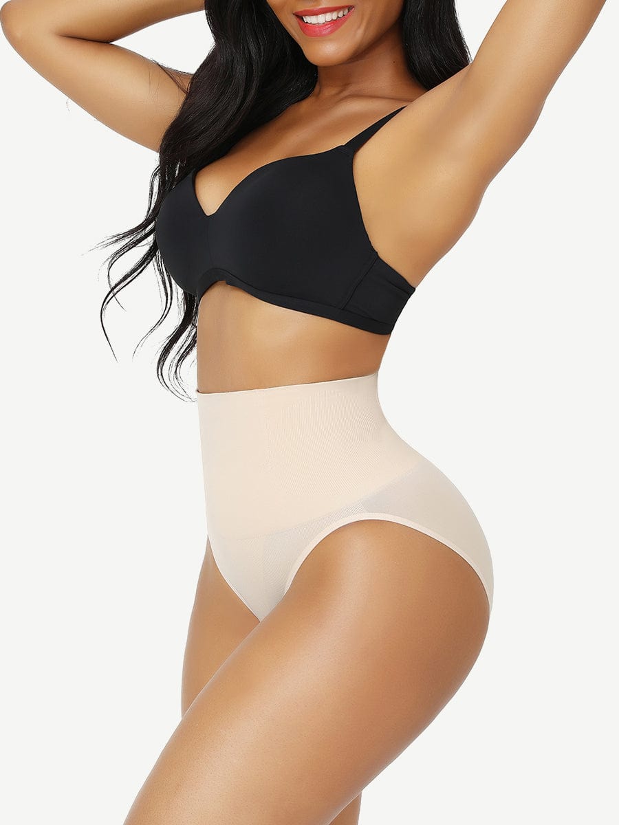 High Waist Seamless Shaping Panties Breathable Body Shaper Stomach