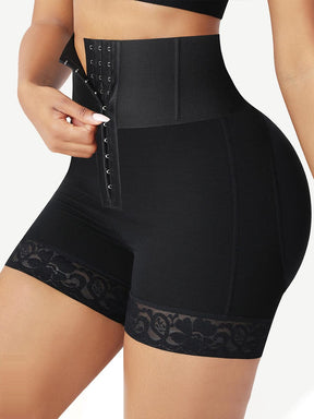 Allegra K Women's High Waisted Tummy Control Butt Lifter Lace Shapewear  Black Medium : Target