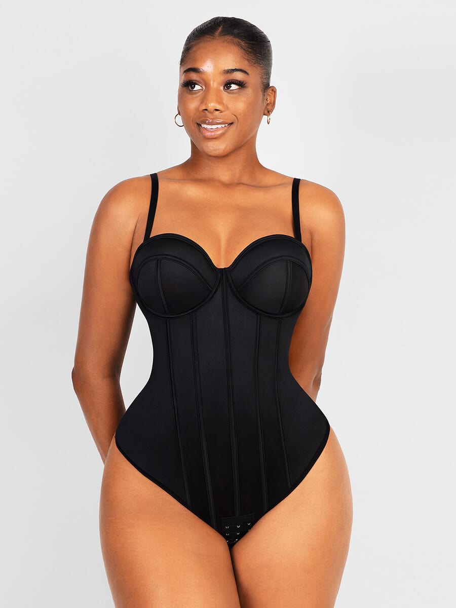 Strapless Unlined Push Up Bodysuit Stock Image - Image of strapless,  mature: 229808909