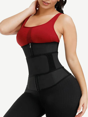 Black Magic Sticker Rubber Waist Cincher High Compression